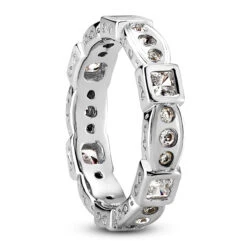 Diamond Platinum Eternity Band 0.81ct 6 Diamond Platinum Eternity Band 0.81ct -Its Hot Jewelry Shop diamond platinum eternity band 081ct p 30393 back white 20220426