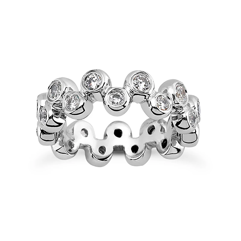 Diamond Platinum Eternity Band 0.99ct 3 Diamond Platinum Eternity Band 0.99ct