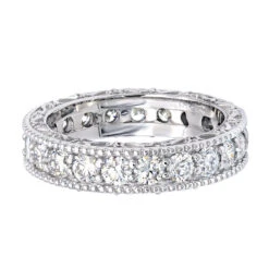 Diamond Platinum Eternity Band 2.40ct 13 Diamond Platinum Eternity Band 2.40ct -Its Hot Jewelry Shop diamond platinum eternity band 240ct p 30457 backwh