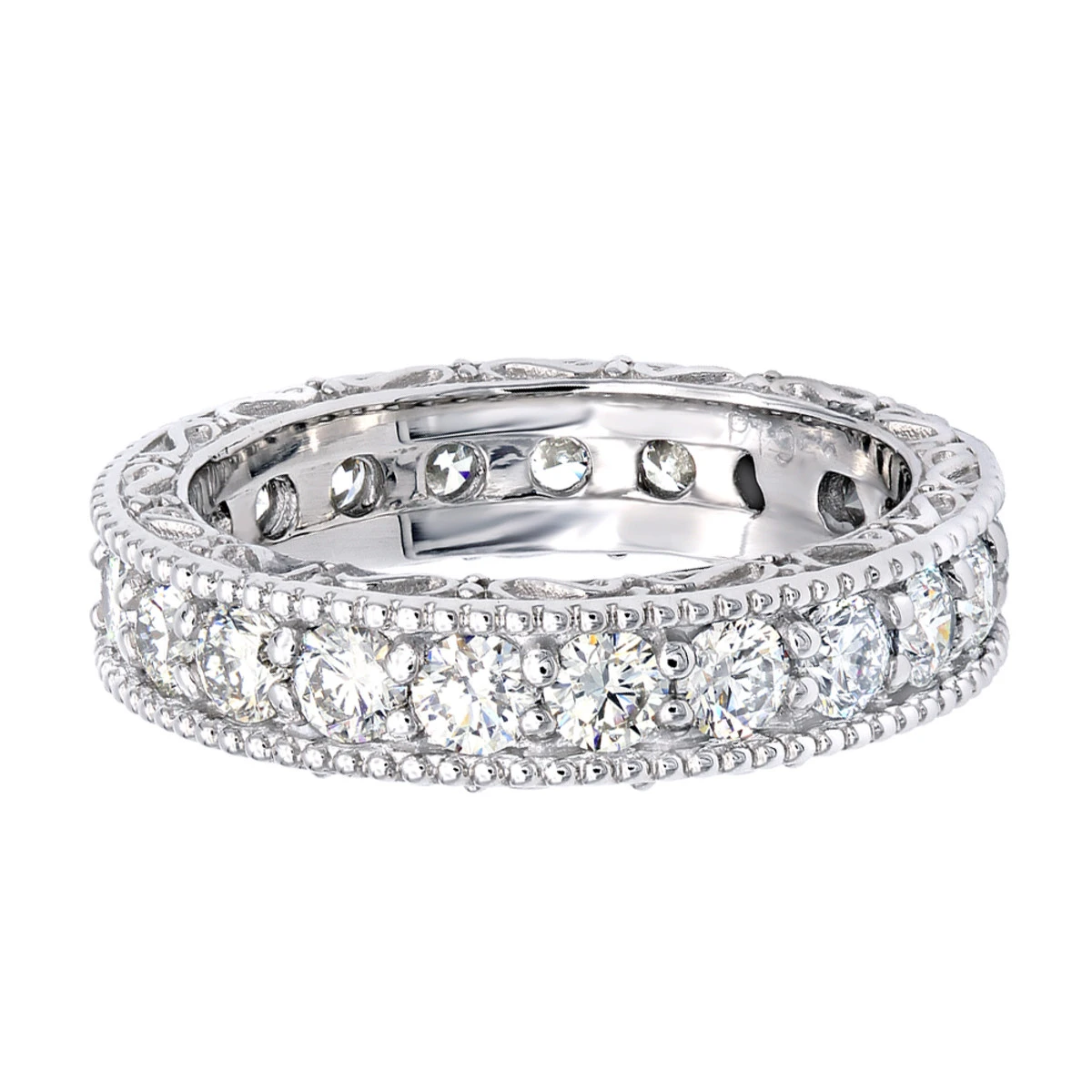 Diamond Platinum Eternity Band 2.40ct 7 Diamond Platinum Eternity Band 2.40ct - Image 5