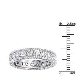 Diamond Platinum Eternity Band 2.40ct 14 Diamond Platinum Eternity Band 2.40ct -Its Hot Jewelry Shop diamond platinum eternity band 240ct p 30457 rulerwh
