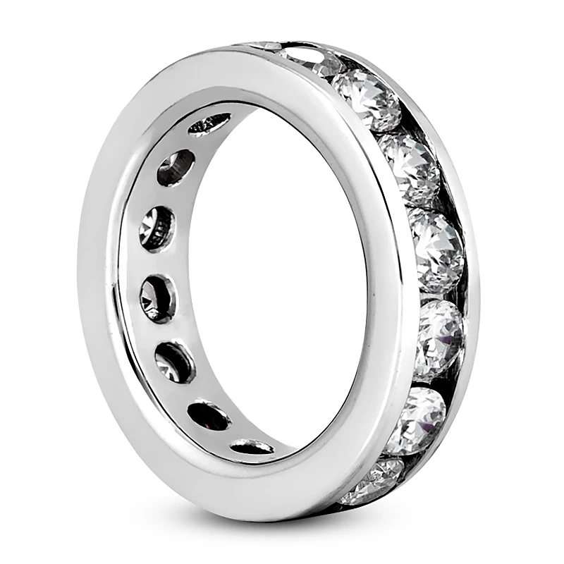 Diamond Platinum Eternity Band 2.85ct 4 Diamond Platinum Eternity Band 2.85ct - Image 2