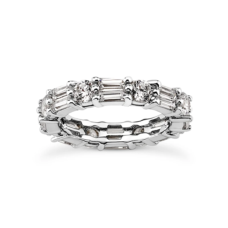Diamond Platinum Eternity Band 2.96ct 3 Diamond Platinum Eternity Band 2.96ct