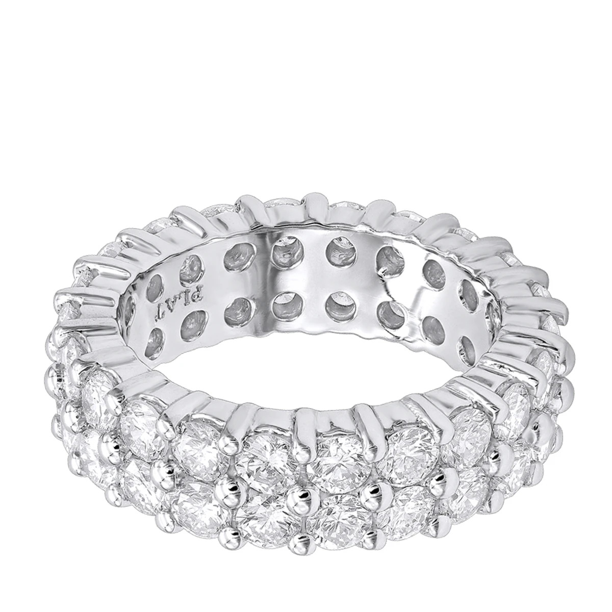 Round Diamond Platinum Eternity Band 4.60ct 4 Round Diamond Platinum Eternity Band 4.60ct - Image 2