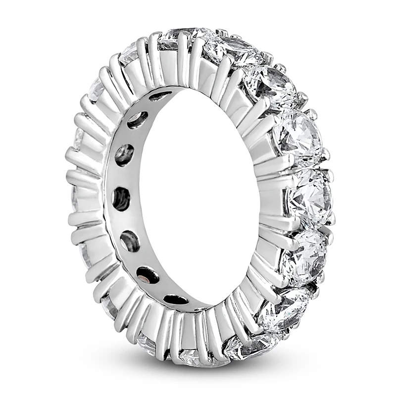 Diamond Platinum Eternity Band 5.60ct 4 Diamond Platinum Eternity Band 5.60ct - Image 2