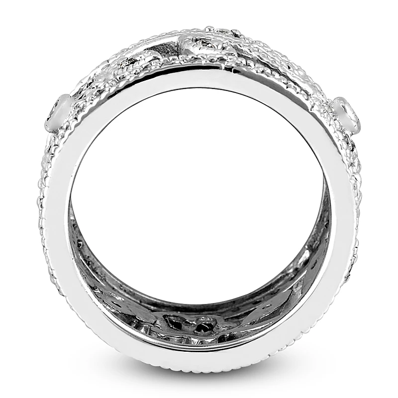 Diamond Platinum Eternity Ring 1.52ct 5 Diamond Platinum Eternity Ring 1.52ct - Image 3