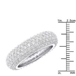 Diamond Platinum Eternity Ring 4.68ct 9 Diamond Platinum Eternity Ring 4.68ct -Its Hot Jewelry Shop diamond platinum eternity ring 468ct p 30548 ruler white