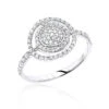 14K White Gold Designer Diamond Circle Ring 0.5 Ctw -Its Hot Jewelry Shop diamond rings 14k gold designer diamond circle ring 63 p 6509 wh