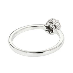 Engagement 14K Yellow Gold Cluster Diamond Promise Ring 22CT -Its Hot Jewelry Shop diamond rings 14k pre set diamond engagement ring 27ct p 6446 backwh