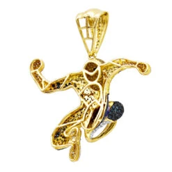 Real White Blue Yellow Diamond Spider-man Pendant 10K Rose Gold 3ct 14 Real White Blue Yellow Diamond Spider-man Pendant 10K Rose Gold 3ct -Its Hot Jewelry Shop diamond spiderman pendant 10k 300ct p 35851 backye