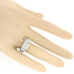 Diamond Star Engagement Ring 1.20ct 14K White Gold 7 Diamond Star Engagement Ring 1.20ct 14K White Gold -Its Hot Jewelry Shop diamond star engagement ring 120ct 14k gold 3