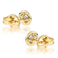 Halo Diamond Studs 14K White Gold Cluster Diamond Stud Earrings .70ct 11 Halo Diamond Studs 14K White Gold Cluster Diamond Stud Earrings .70ct -Its Hot Jewelry Shop diamond studs 14k cluster diamond stud earrings 70ct p 6934 backye