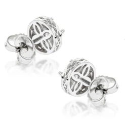Diamond Studs 14K White Gold Cluster Diamond Stud Earrings .82ct 11 Diamond Studs 14K White Gold Cluster Diamond Stud Earrings .82ct -Its Hot Jewelry Shop diamond studs 14k cluster diamond stud earrings 82ct p 6935 backwh