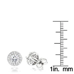 Diamond Studs 14K White Gold Cluster Diamond Stud Earrings .82ct 13 Diamond Studs 14K White Gold Cluster Diamond Stud Earrings .82ct -Its Hot Jewelry Shop diamond studs 14k cluster diamond stud earrings 82ct p 6935 rulerwh