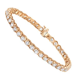 Diamond Tennis Bracelet 5.50ct - 14K White Gold Round Prong -Its Hot Jewelry Shop diamond tennis bracelet 550ct 14k round prong p 22420 ro