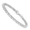 Diamond Tennis Bracelet 5.50ct - 14K White Gold Round Prong -Its Hot Jewelry Shop diamond tennis bracelet 550ct 14k round prong p 22420 wh