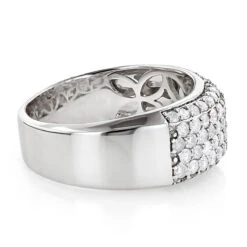 Diamond Wedding Bands 14K White Gold Designer Diamond Band 1.59ct 10 Diamond Wedding Bands 14K White Gold Designer Diamond Band 1.59ct -Its Hot Jewelry Shop diamond wedding bands 14k designer diamond band 159ct p 6516 backwh