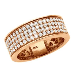 Diamond Wedding Bands 14K Yellow Gold Round Diamond Band 1.21 12 Diamond Wedding Bands 14K Yellow Gold Round Diamond Band 1.21 -Its Hot Jewelry Shop diamond wedding bands 14k gold round diamond band 121 p 6743 rose