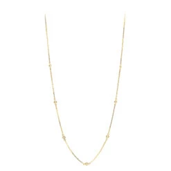 Diamonds By The Yard Ladies Necklace With Diamonds Solid 14K Yellow Gold 0.25ct 10 Diamonds By The Yard Ladies Necklace With Diamonds Solid 14K Yellow Gold 0.25ct -Its Hot Jewelry Shop diamonds by the yard ladies necklace with diamonds solid 14k gold 025ct ye