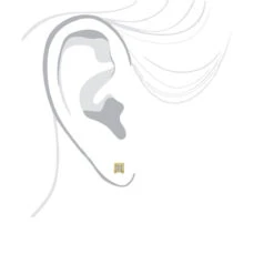 Discounted Diamond Earrings Cubes 10K Yellow Gold Studs For Men & Women 1/3ct -Its Hot Jewelry Shop discount diamond earrings studs in 10k gold 12ct bodye