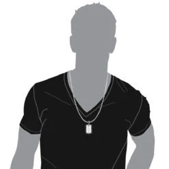 Engravable Small 14K White Gold Black Diamond Dog Tag Pendant .80ct 11 Engravable Small 14K White Gold Black Diamond Dog Tag Pendant .80ct -Its Hot Jewelry Shop dog tag jewelry 14k black diamond dog tag pendant 80ct p 7168 bodwh