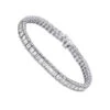 Emerald Cut Diamond Tennis Bracelet 16ct Platinum 1 Emerald Cut Diamond Tennis Bracelet 16ct Platinum -Its Hot Jewelry Shop emerald cut diamond tennis bracelet 16ct platinum p 44806 wh