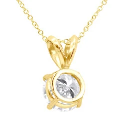14K White Gold Floating 1/2-3 Carat Diamond Solitaire Pendant Ladies Necklace 14 14K White Gold Floating 1/2-3 Carat Diamond Solitaire Pendant Ladies Necklace -Its Hot Jewelry Shop floating 12 3 carat diamond solitaire pendant necklace in 14k white gold 000916 back yellow