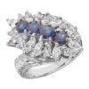 Ladies Diamond And Sapphire Ring 14K White Gold 1.90ctd 1.60cts 2 Ladies Diamond And Sapphire Ring 14K White Gold 1.90ctd 1.60cts -Its Hot Jewelry Shop gemstone jewelry ladies diamond and sapphire ring 14k 190ctd 160cts p 29675 white