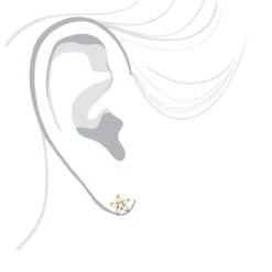 Genuine Diamond Star Stud Earrings Cluster Starfish Design 14K Yellow Gold 0.2ct 16 Genuine Diamond Star Stud Earrings Cluster Starfish Design 14K Yellow Gold 0.2ct -Its Hot Jewelry Shop genuine diamond star stud earrings cluster starfish design 14k gold 02ct body yellow