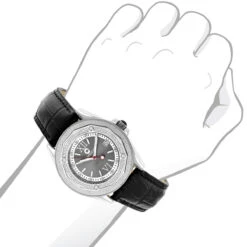 Genuine Diamond Watch By Centorum Falcon 0.5ct Black -Its Hot Jewelry Shop genuine diamond watch by centorum falcon 05ct black p 45363bod