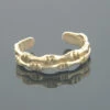 Thin Solid 14K Yellow Gold Toe Ring Bamboo Motif -Its Hot Jewelry Shop gold body jewelry 14k solid gold toe ring bamboo motif p 5976