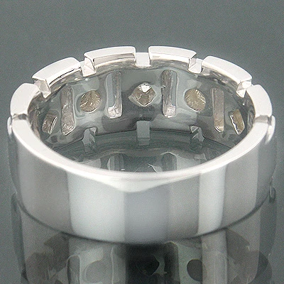 Gold Designer Men's Ring 0.39ct 4 Gold Designer Men's Ring 0.39ct - Image 2