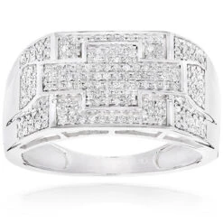 Gold Diamond Men's Ring 0.5ct 10K Yellow Gold Pinky Ring 8 Gold Diamond Men's Ring 0.5ct 10K Yellow Gold Pinky Ring -Its Hot Jewelry Shop gold diamond mens ring 05ct 10k pinky ring mainwh