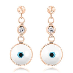 14K White Gold Diamond White Evil Eye Earrings 0.20ct Good Luck Charms 10 14K White Gold Diamond White Evil Eye Earrings 0.20ct Good Luck Charms -Its Hot Jewelry Shop good luck charms 14k diamond evil eye earrings 020ct p 6236 ro