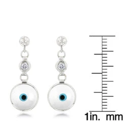 14K White Gold Diamond White Evil Eye Earrings 0.20ct Good Luck Charms 13 14K White Gold Diamond White Evil Eye Earrings 0.20ct Good Luck Charms -Its Hot Jewelry Shop good luck charms 14k diamond evil eye earrings 020ct p 6236 rulerwh