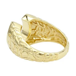 Good Luck Men's 14K Yellow Gold Nugget Horseshoe Diamond Ring 0.5ct By Luxurman 18 Good Luck Men's 14K Yellow Gold Nugget Horseshoe Diamond Ring 0.5ct By Luxurman -Its Hot Jewelry Shop good luck mens 14k gold nugget horseshoe diamond ring 05ct by luxurman backye