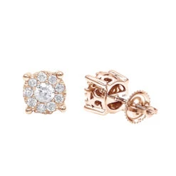 Halo 14K White Gold Cluster Diamond Earrings Studs For Men Or Women 3/4ct 10 Halo 14K White Gold Cluster Diamond Earrings Studs For Men Or Women 3/4ct -Its Hot Jewelry Shop halo 14k gold cluster diamond earrings studs for men or women 34ct ro