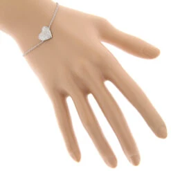 Women's 10K Yellow Gold Diamond Heart Bracelet 1/5ct 9 Women's 10K Yellow Gold Diamond Heart Bracelet 1/5ct -Its Hot Jewelry Shop heart bracelets 10k gold diamond heart bracelet 15ct bodwh