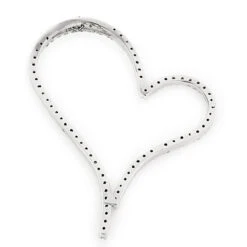 Large 14K White Gold Diamond Heart Pendant For Women Open Heart Design 2.47ct 10 Large 14K White Gold Diamond Heart Pendant For Women Open Heart Design 2.47ct -Its Hot Jewelry Shop heart pendants 14k gold diamond heart pendant 247ct p 7 backwh