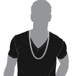 Hip Hop 3 Row Diamond Tennis Chain 14K White Gold Men's Necklace 30 Carats -Its Hot Jewelry Shop hip hop jewelry 3 row diamond tennis chain 14k gold mens necklace 30 carats bodwh