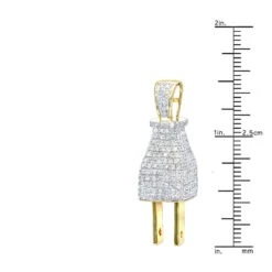 Hip Hop 10K Yellow Gold 3D Real Gold And Diamond Power Plug Pendant For Men 13 Hip Hop 10K Yellow Gold 3D Real Gold And Diamond Power Plug Pendant For Men -Its Hot Jewelry Shop hip hop jewelry 3d real gold and diamond power plug pendant for men 10k rulerye