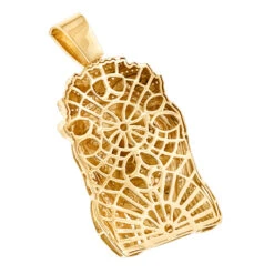 Real Hip Hop Large 14K White Gold Diamond Jesus Face Pendant 7ct -Its Hot Jewelry Shop hip hop jewelry diamond jesus face pendant 355ct p 23047 backye