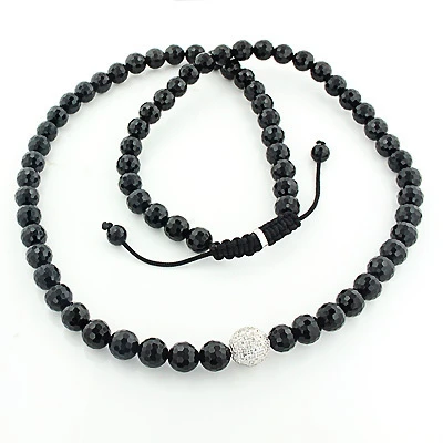 Hip Hop Disco Ball Diamond Necklace 0.85ct 3 Hip Hop Disco Ball Diamond Necklace 0.85ct