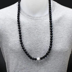 Hip Hop Disco Ball Diamond Necklace 0.85ct 10 Hip Hop Disco Ball Diamond Necklace 0.85ct -Its Hot Jewelry Shop hip hop jewelry disco ball diamond necklace 085ct p 45400bod