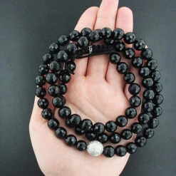 Hip Hop Disco Ball Diamond Necklace 0.85ct 11 Hip Hop Disco Ball Diamond Necklace 0.85ct -Its Hot Jewelry Shop hip hop jewelry disco ball diamond necklace 085ct p 45400box