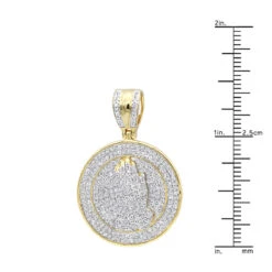 Hip Hop Praying Hands Diamond Pendant For Men 14K Yellow Gold Medallion -Its Hot Jewelry Shop hip hop jewelry praying hands diamond pendant for men 14k gold medallion rulerye
