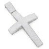 Hip Hop Silver Diamond Cross Pendant For Men 6.94ct Large -Its Hot Jewelry Shop hip hop jewelry silver diamond cross pendant 694ct large p 44818 wh