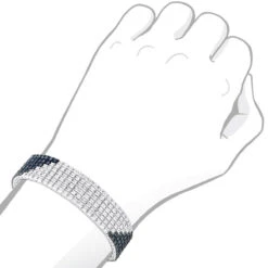 Hip Hop White Blue Diamond Bracelet For Men 1.23ct Silver 8 Hip Hop White Blue Diamond Bracelet For Men 1.23ct Silver -Its Hot Jewelry Shop hip hop jewelry white blue diamond bracelet for men 123ct silver bodwh