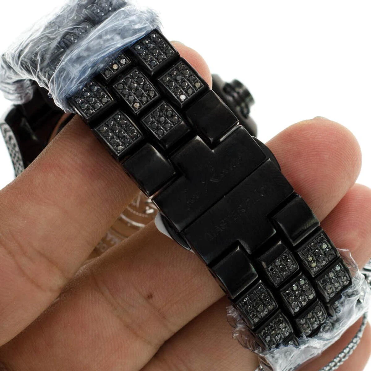 Hip Hop Joe Rodeo Men's Black Diamond Watch 26.7 12 Hip Hop Joe Rodeo Men's Black Diamond Watch 26.7 - Image 10