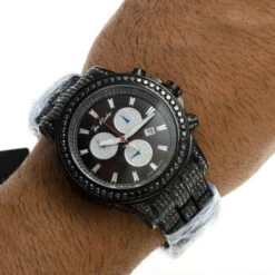 Hip Hop Joe Rodeo Men's Black Diamond Watch 26.7 19 Hip Hop Joe Rodeo Men's Black Diamond Watch 26.7 -Its Hot Jewelry Shop hip hop watches joe rodeo mens black diamond watch 267 p 22688 bod2